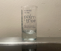 PALM TREE TIKI BAR RESTAURANT HONOLULU HAWAII SHOT GLASS - £8.27 GBP