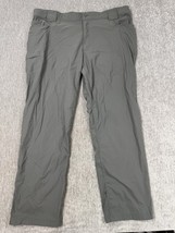Duluth Trading Pants Mens 42x32 Gray Relaxed Fit Flex Dry on the Fly Car... - $24.74