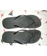 MASSAGING INSOLE  Black  Glitter Sandals / Flip Flops - Size 9 - £4.95 GBP