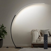Dimmable Led Floor Lamp With 3 Color Temperatures, Ultra Bright 2000Lm Arc Floor - £103.03 GBP