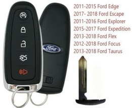 NEW Ford 2011-2018 5 Button Smart Key M3N5WY8609 BT4T Top Quality USA Seller - £41.92 GBP