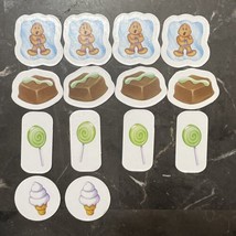 Game Parts Pieces Candyland Sweet Celebration Treat Tokens Gingerbread Man Pop - £3.12 GBP