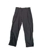 REI Nylon Black Cargo Hiking Pants Mens 32x29 Zipper Pockets Straight Le... - €17,18 EUR