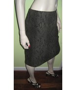 Vintage REITMANS Women&#39;s Ladies Reptile Snake Print Pattern Skirt Size 9 - $30.00