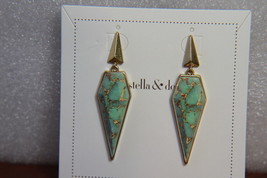 Stella & Dot Earrings (New) Winona Drops Gold (E446G) - $51.94
