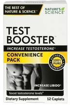 Test Booster Increase Testosterone &amp; Libido 12 Caplets  - £15.18 GBP