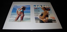 Jessica Alba Signed Framed 16x20 Jane Magazine Cover &amp; Photo Set JSA - $296.99