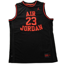 Air Jordan Youth Jersey, Black w/Orange Lettering - £19.88 GBP