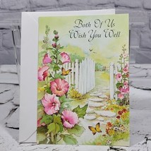 Vintage Buzza Gibson Greeting Card Get Well Soon From Both Of Us  - $7.91