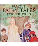 1930s Famous Fairy Tales For Children Mini Booklet PB Antique Illustrate... - $27.34 CAD