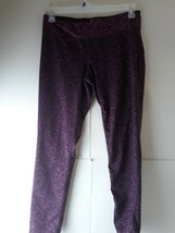Idealogy Athletic Purple Workout Capri&#39;s Womens Size Large - $279.35 MXN