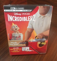 Incredibles 2 Digibook(4K Ultra HD/Blu-ray+Digital)Gallery Book-NEW-Free Shippin - £19.46 GBP