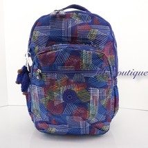NWT Kipling BP4372 Seoul Go XL Backpack Laptop Bag Nylon Geometric Mingle Multi - £95.76 GBP