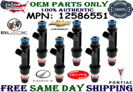 OEM Delphi 6x Fuel Injectors for 2000,01,02,03,04,2005 Chevrolet Impala 3.4L V6 - $94.04