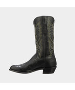 Handmade Men Black Leather Boots - £237.04 GBP