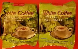 2 PACK GOLD CHOICE INSTANT WHITE COFFEE CAPUCCINO PREMIX COFFEE☕ - £37.93 GBP