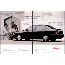 1994 Geo Prizm Compact Sedan 2 Page Vintage Print Ad Wall Art Photo - $10.97