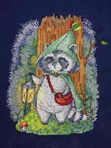 Raccoon Cross Stitch forest pattern pdf - Fairy Wood Embroidery Sweet Dreams  - £4.71 GBP