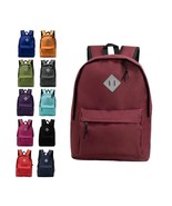 School Bag Backpack Travel College for Teens Girls Boys Unisex Plain Sol... - $461.89 MXN