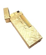 Vintage Dunhill Gold Plated Rollagas Lighter 1970&#39;s Monogrammed - $13,689.17 MXN