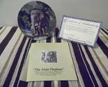 WS George plate The Asian Elephant by Will Nelson CP769 - $12.75