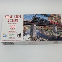 Stone Steel &amp; Steam 300 pc Jigsaw Puzzle Complete  - $17.32