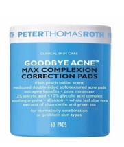 Peter Thomas Roth Goodbye Acne Max Complexion Correction Pads 60 Ct NEW EXP 8/25 - £18.34 GBP