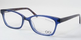 Ogi Kids OK318 1696 Transparent Blue /PURPLE /BROWN Quartz Eyeglasses 47-16-135 - £40.18 GBP