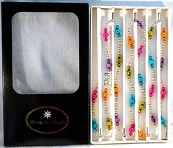 Vintage Christopher Radko Blown Glass Garland 93-080-1 68 inches long In Box #2 - £80.12 GBP