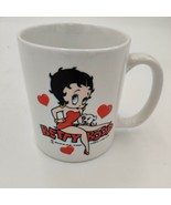 VTG BETTY BOOP 1996 Coffee Cup Mug 8 oz Red Dress with Pudgy KFS INC - £12.53 GBP