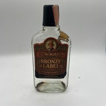 Vintage Old Mr. Boston Embossed Whiskey Bottle EMPTY  - £3.99 GBP