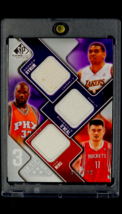 2009 SP Triple GU Jersey 3S-ASY Shaquille O&#39;Neal Yao Ming Andrew Bynum Shaq /299 - £33.67 GBP