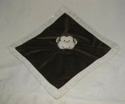 Tiddliwinks Baby Brown Monkey Security Blanket Stuffed Animal Plush Toy Lovey - $11.88
