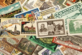 1920-22 Germany Notgeld (Emergency Money) 25pc - Landmarks, Castles &amp; La... - £77.58 GBP