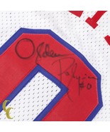 White Los Angeles Clippers Jersey Signed by Olden Polynice (#0) Great Co... - $296.99