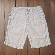 Calvin Klein Shorts Women's Size 30 Khaki Flat Front Slash Pocket  Cotton - $13.82