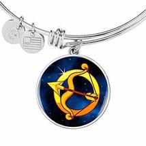 Unique Gifts Store Zodiac Sign Sagittarius - Bangle Bracelet - £31.92 GBP