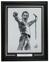 Freddie Mercury Framed Queen 18x24 Artist Print - £137.38 GBP