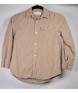 Splendid Mills Jr Boys Button Down Shirt Corduroy 10 Beige - $27.08 CAD