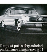 1961 Pontiac Tempest Advertisement Automobilia Classic Vintage Car DWII32 - $379.94 MXN