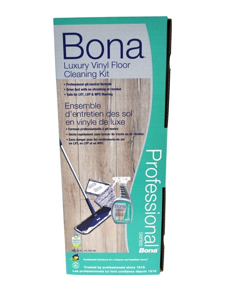 Primary image for Bona Pro Series Vinyl Floor Cleaning Mop Kit With 15 Inch Clean Pad