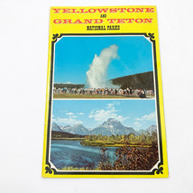 Yellowstone Grand Teton National Parks Brochure Booklet Souvenir Vintage... - €5,03 EUR