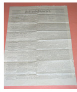 Oakland Observer Vintage Newspaper 1891 Oregon - $1,119.32 MXN