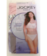 3 Jockey Elance Cotton Comfort String Bikini Size 7 Multi-color Style 14... - €16,47 EUR