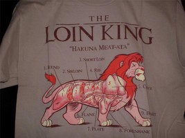 TeeFury Disney SMALL &quot;The Loin King&quot; Disney The Lion King Parody Shirt SAND - £10.22 GBP