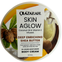 Shea Butter Body Cream w/Organic Coconut Oil for 24-Hour Hydrating Glowi... - £14.93 GBP