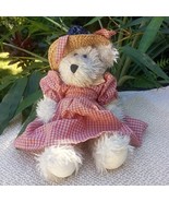 VINTAGE Boyds Bears RARE Hand NUMBERED Signed Flower Hat Dress White Rot... - €61,96 EUR