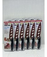 LOT OF 6 COPPER KNIVES 10" NEVER NEEDS SHARPENING NON-STICK STAYS SHARP ... - €23,62 EUR