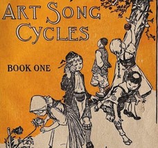 Art Song Cycles Music Book 1 1910 First Edition PB Silver Burdett Compan... - £5.96 GBP