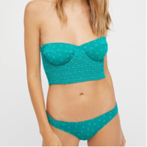 Free People Womens Thong Come A Little Teal Green Size Xs OB738527 - £28.89 GBP